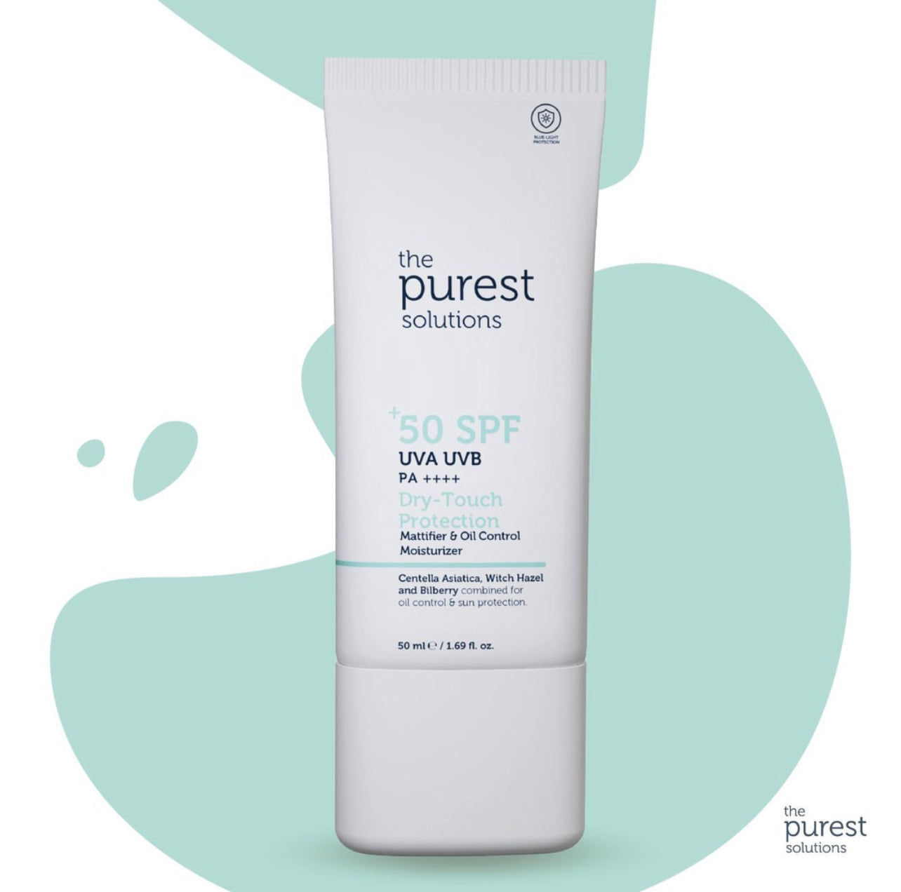THE PUREST SOLUTIONSDry Touch Protection Spf50+ 50ml - Mattifier & Oil Control Moisturizer - the health boutique