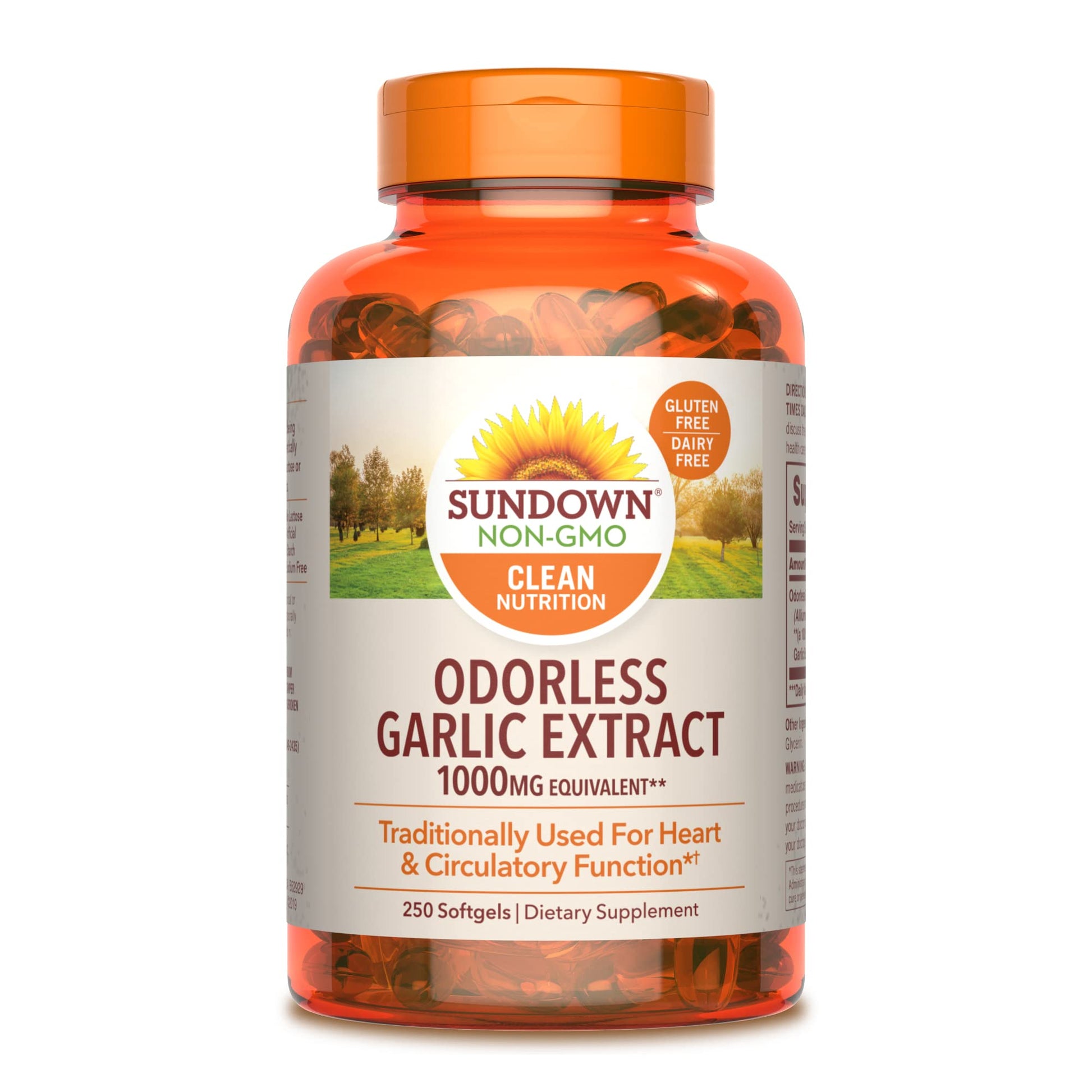 SUNDOWN GARLIC ODORLESS 100 SOFT GELS - the health boutique