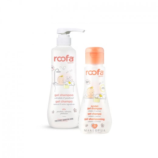 Roofa Calendula Gel Shampoo, 500 Ml + Gel Shampoo Roofa 75 ml Free - the health boutique