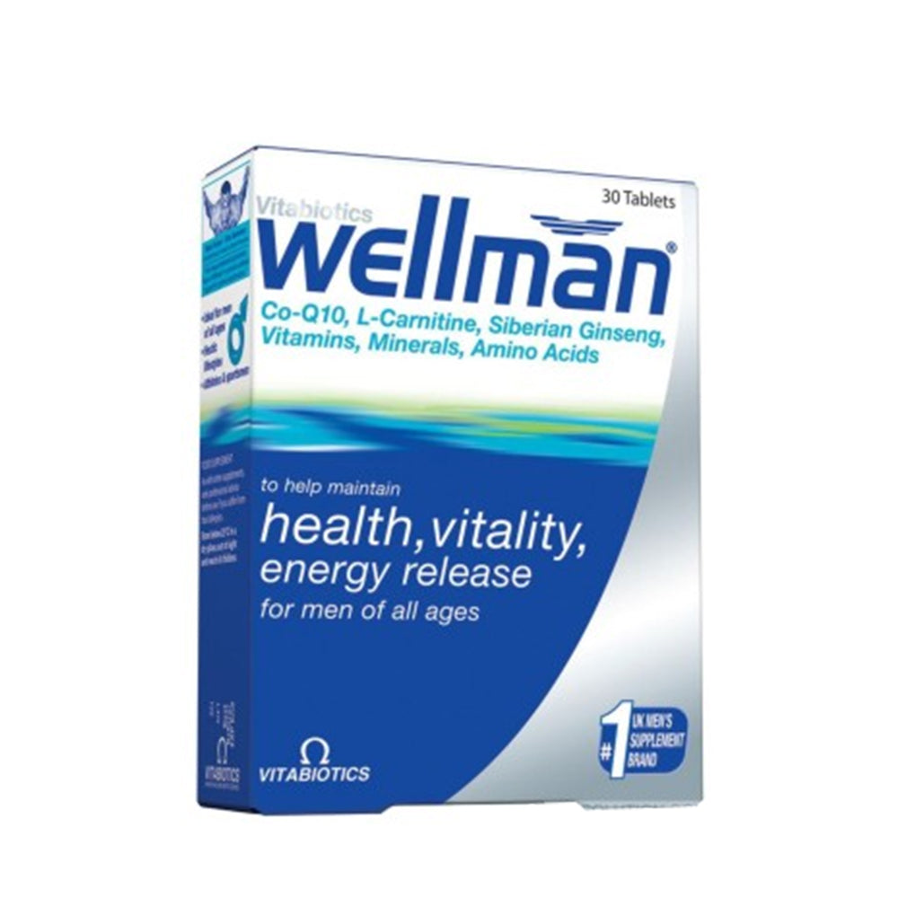 VITABIOTICS WELLMAN 30CAP - the health boutique