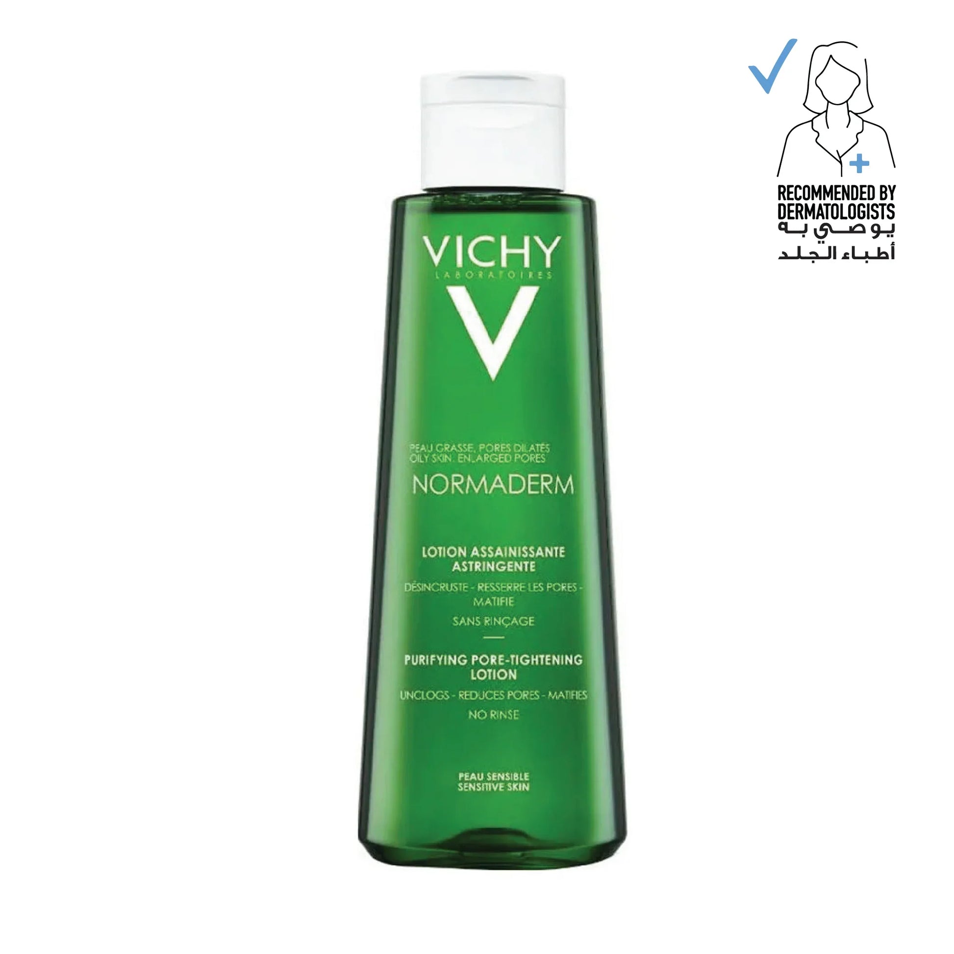 Vichy Normaderm Pore Tightening Toner for Oily/Acne Skin with Salicylic and Glycolic acid 200ml