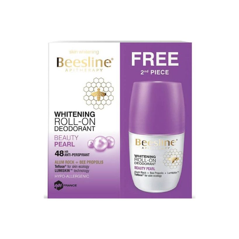 BEESLINE Deodorant 48 Hour Beauty Perarl 1+1 FREE