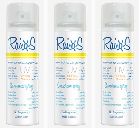 Raios SPF 50+ Sunblock Spray 70ml