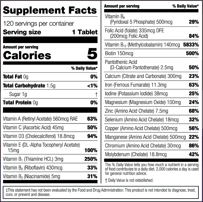 Bariatric Fusion Orange Cream Multivitamin 120Chews