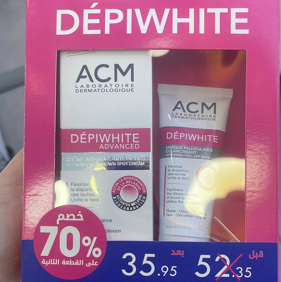 ACM DEPIWHITE ADVANCED CREAM+WHITENING PEEL OFF MASK