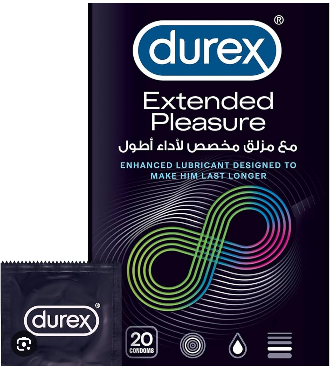 DUREX EXTENDED PLEASURE 20 pieces
