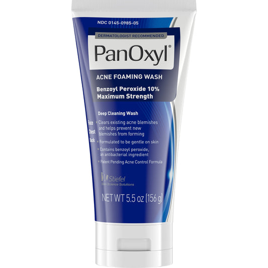 PanOxyl Acne Foaming Wash Benzoyl Peroxide 10%