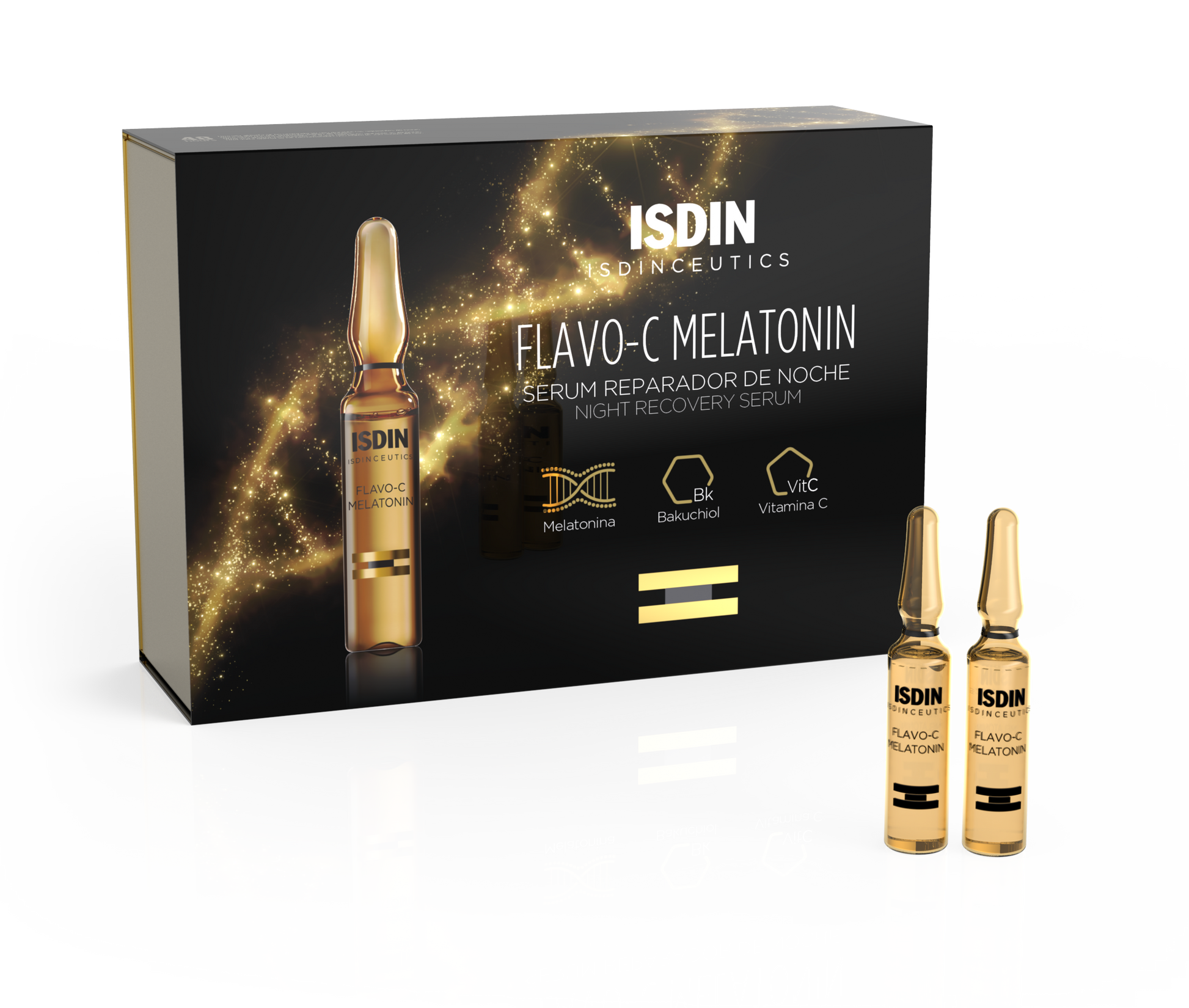 Isdin Flavo C Melatonin Serum 10 Ampoules