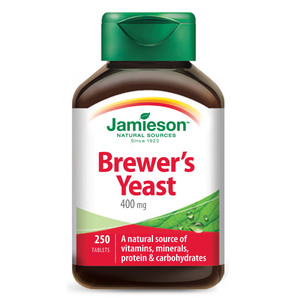 Jamieson Brewer's Yeast  400mg 250 Tablets - the health boutique