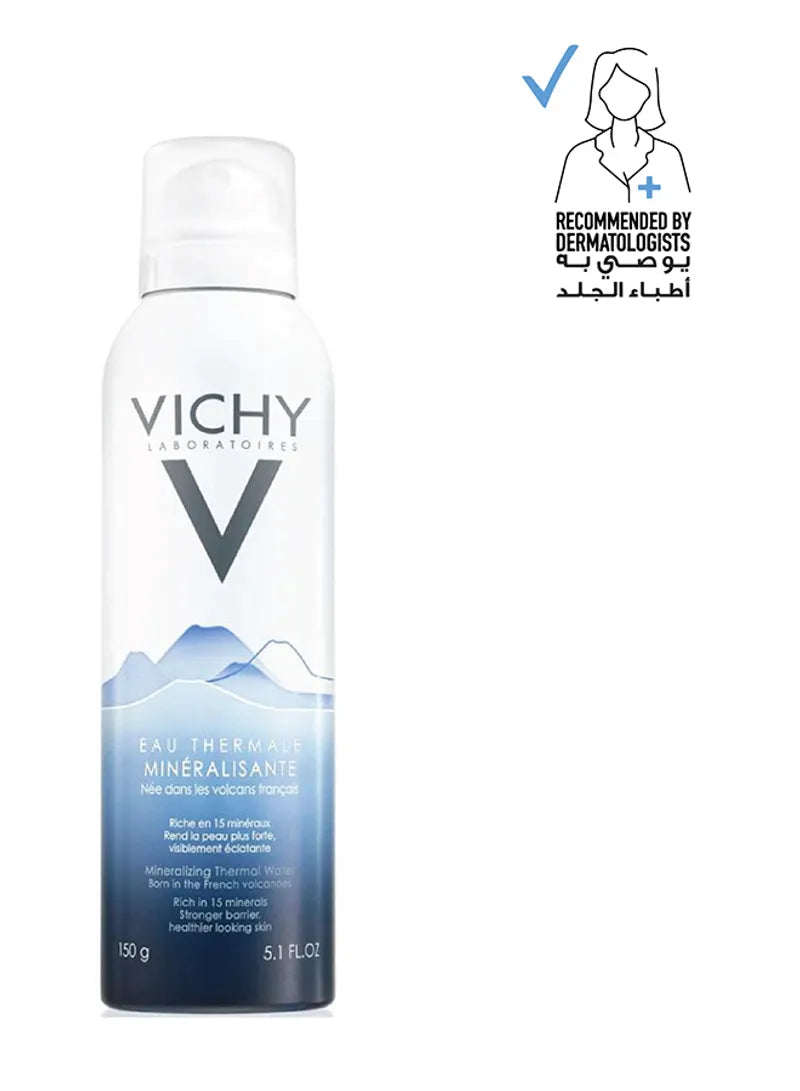 Vichy Mineralizing Thermal Water, Hydrating Face Mist with Natural Antioxidants  150ml