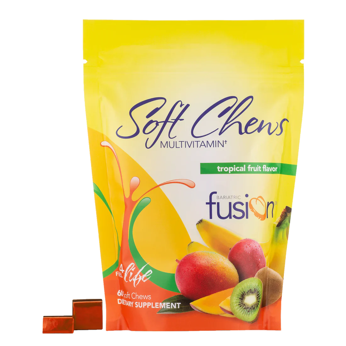 BARIATRIC FUSION Tropical Fruit Bariatric Multivitamin Soft Chews - the health boutique