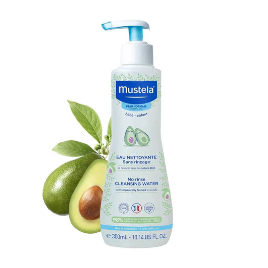 Mustela No-Rinse Baby Cleansing Water with Avocado