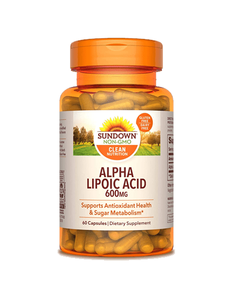 SUNDOWN ALPHA LIPOIC ACID 600MG 60CAP - the health boutique