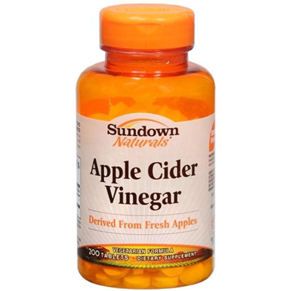 SUNDOWN APPLE CIDER VINEGAR 200TAB - the health boutique