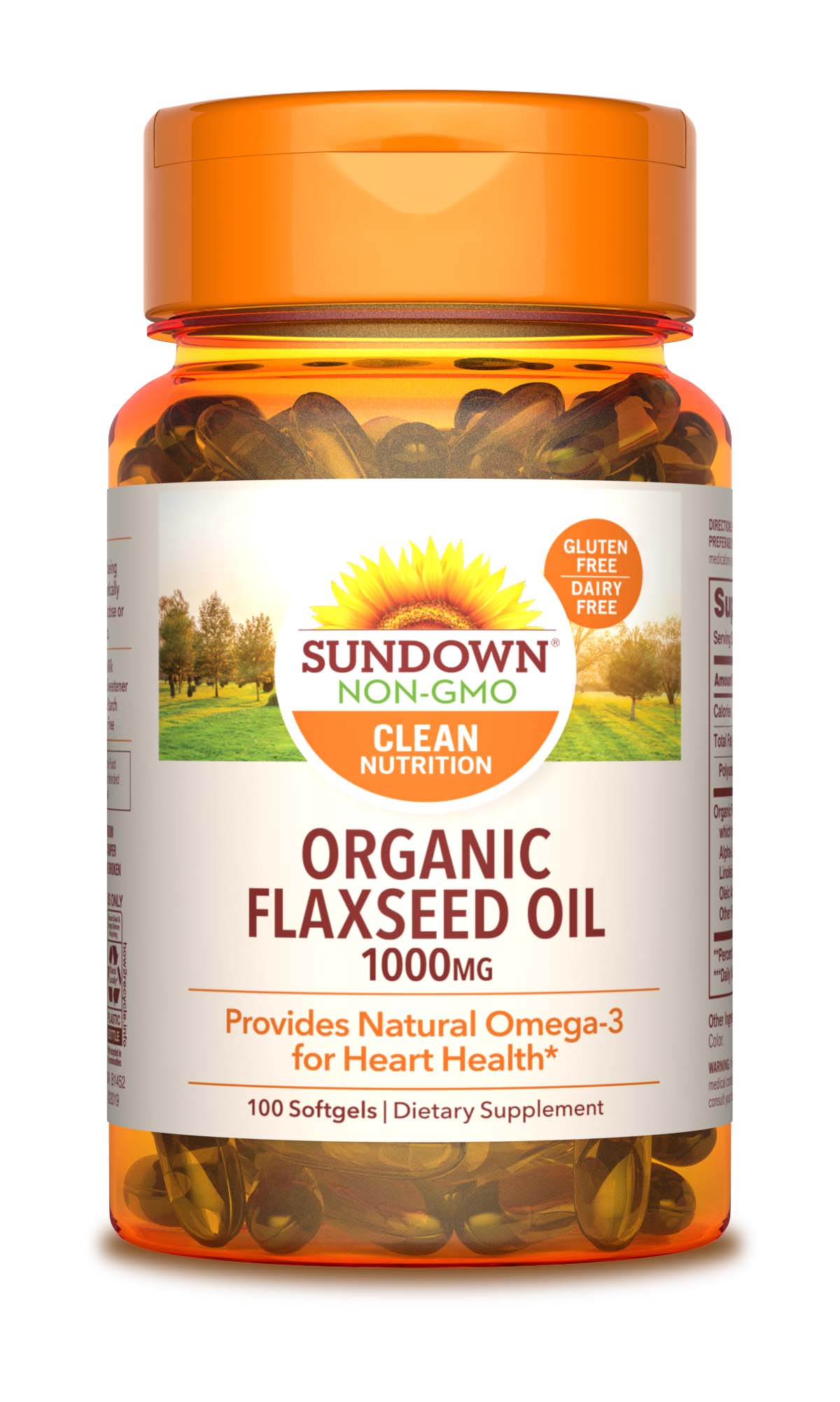 SUNDOWN FLAXSEED OIL 100 TABS - the health boutique