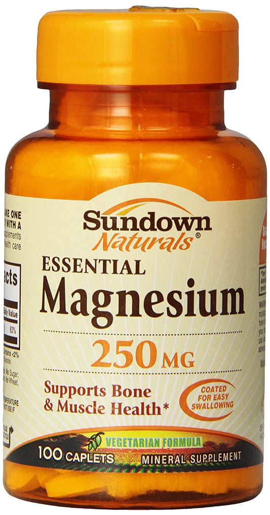 SUNDOWN MAGNESIUM 250MG 100 CAPLETS - the health boutique