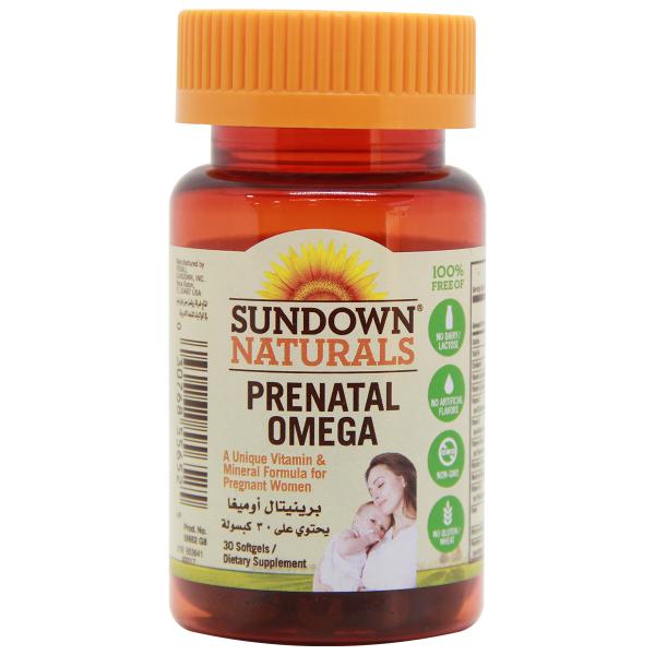 SUNDOWN PRENATAL OMEGA 30 SOFTGEL - the health boutique