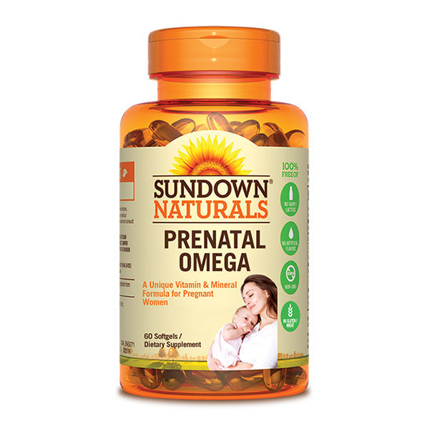 SUNDOWN PRENATAL OMEGA 60 SOFTGEL - the health boutique