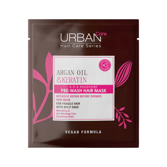 URBAN CARE ARGAN OIL & KERATIN PRE-HAIR MASK 50ml - the health boutique