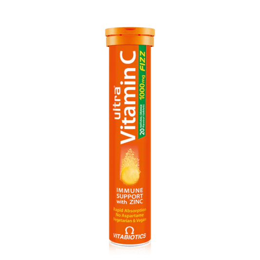 Vitabiotics Ultra Vitamin C+ Zinc Fizz Tablets