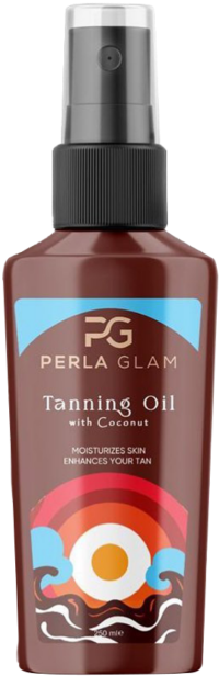 Perla Glam Coconut tanning oil