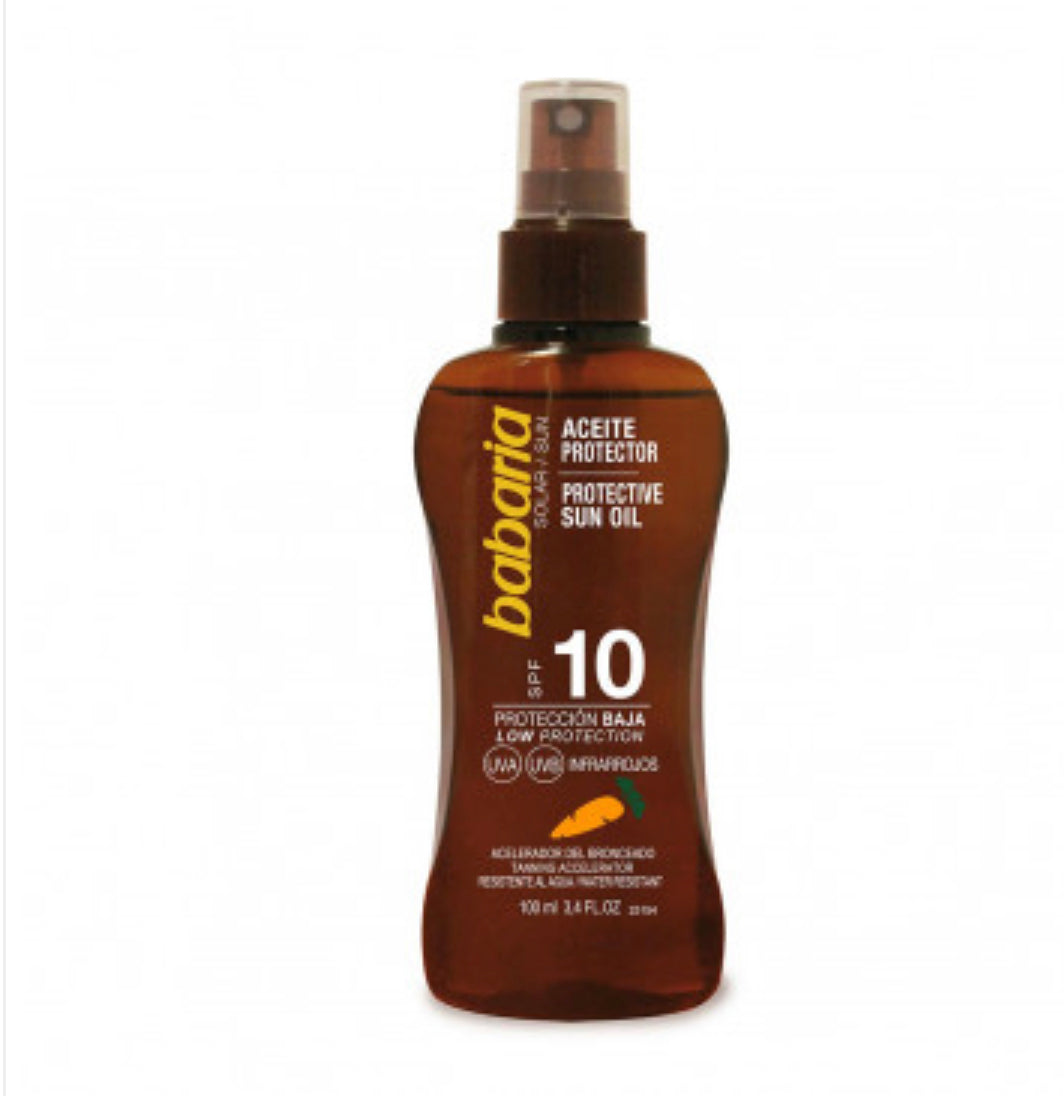 BABARIA TANNING OIL SPF  10