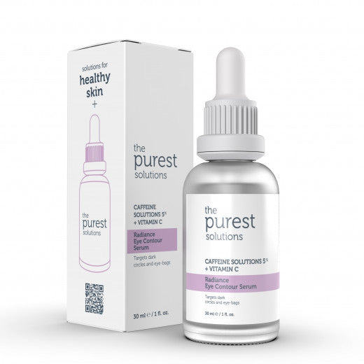 THE PUREST SOLUTIONS Radiance Eye Contour Serum Caffeine Solutions 5%+vitamin C 30ml