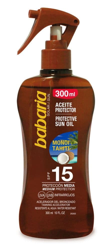 BABARIA Tanning Oil SPF 15