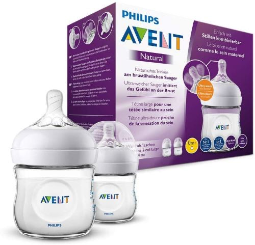 AVENT NUTRAL 2 BOTTLES +0