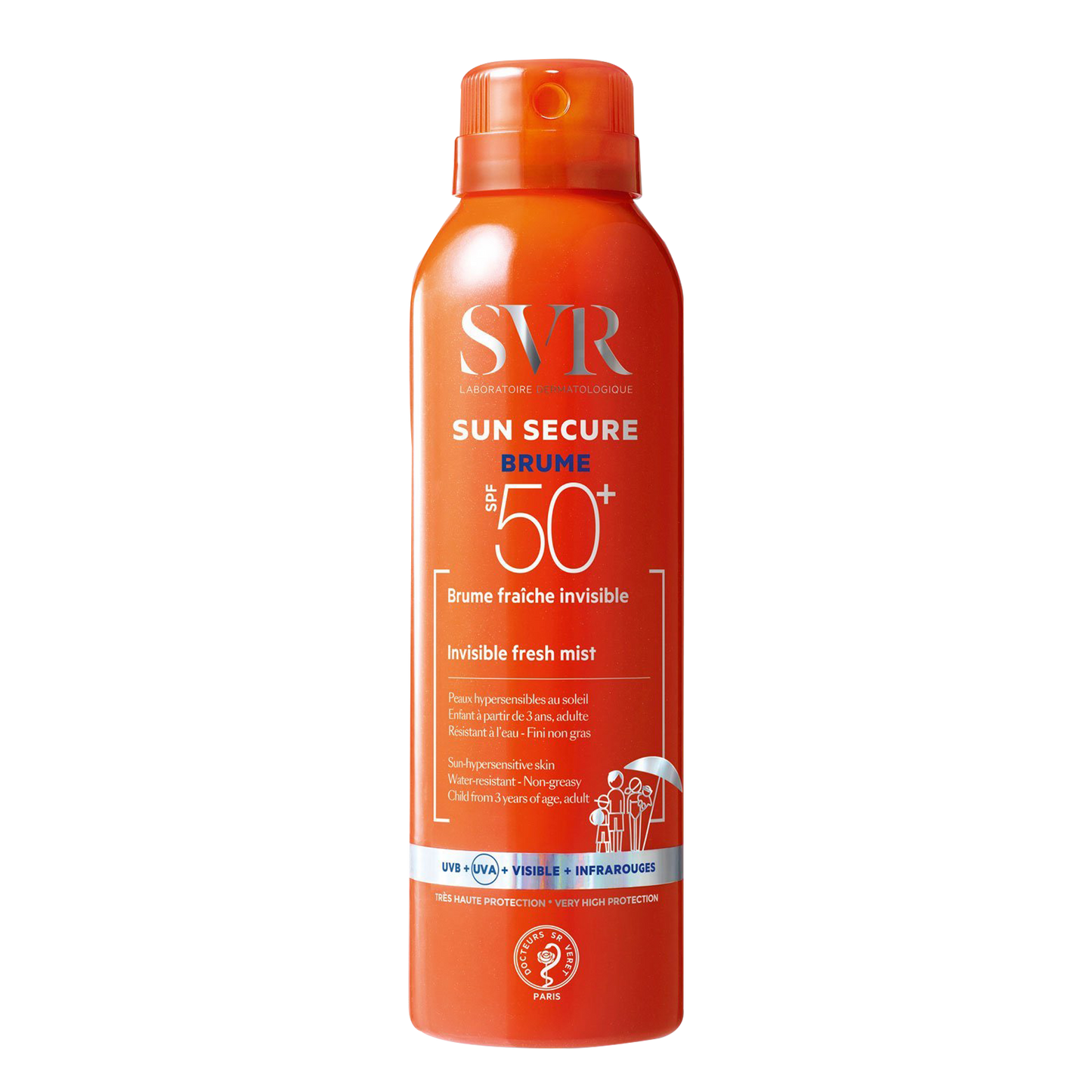 SVR SUN SECURE Brume SPF50 200ml spray - the health boutique