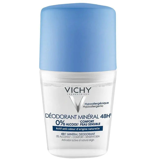 Vichy Deodorant 48-Hour Mineral Aluminium Salt Free Roll On 50ml Unisex - health boutique