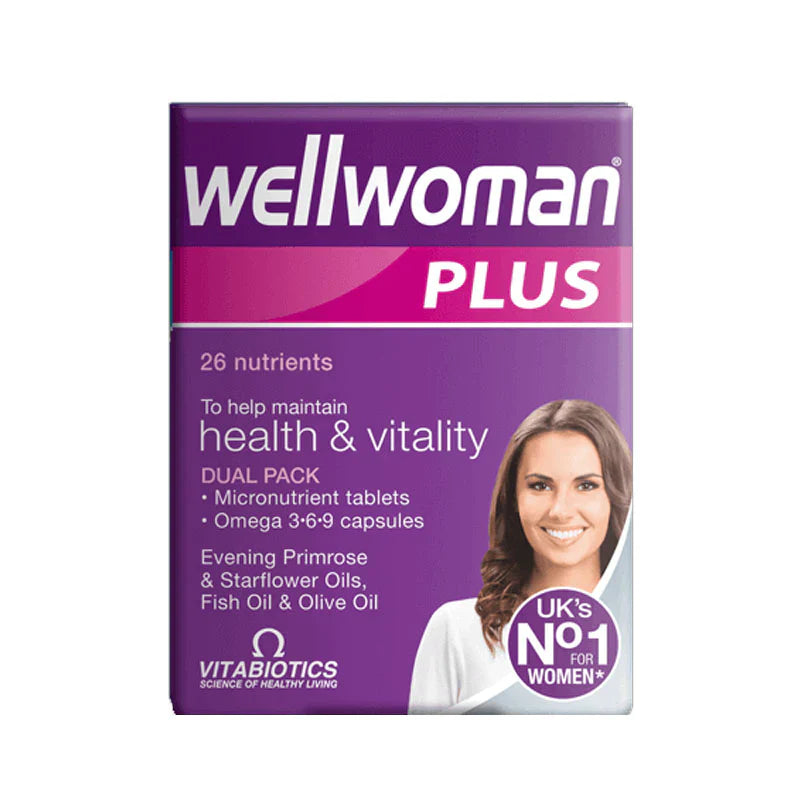 VITABIOTICS WELL WOMAN PLUS OMEGA - the health boutique